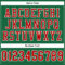 KellyGreen0304-3 Custom Kelly Green Red-White Mesh Authentic Football Jersey