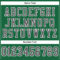 KellyGreen0305-3 Custom Kelly Green Steel Gray-White Mesh Authentic Football Jersey