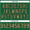 KellyGreen0316-3 Custom Kelly Green Old Gold-Black Mesh Authentic Football Jersey