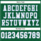 KellyGreen0320-3 Custom Kelly Green White-Light Blue Mesh Authentic Football Jersey