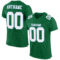 KellyGreen0320 Custom Kelly Green White-Light Blue Mesh Authentic Football Jersey