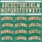 Custom Kelly Green White-Orange Authentic Throwback Basketball Jersey