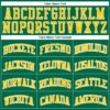 Custom Kelly Green Gold-White Authentic Throwback Basketball Jersey