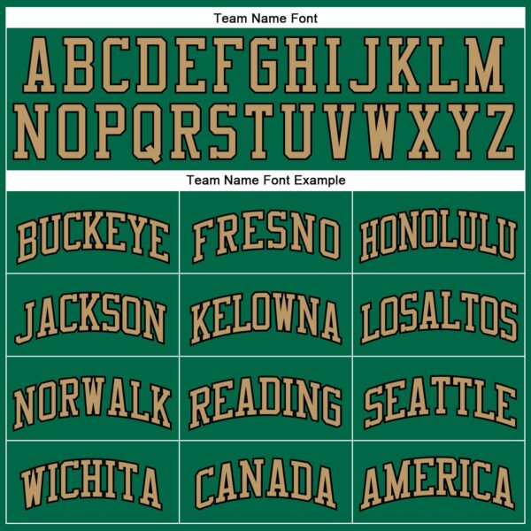 Custom Kelly Green Old Gold-Black Authentic Throwback Basketball Jersey