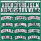 Custom Kelly Green White-Pink Authentic Throwback Basketball Jersey