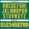 Custom Kelly Green Gold-White Authentic Throwback Basketball Jersey