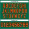 Custom Kelly Green Orange-Black Authentic Throwback Basketball Jersey