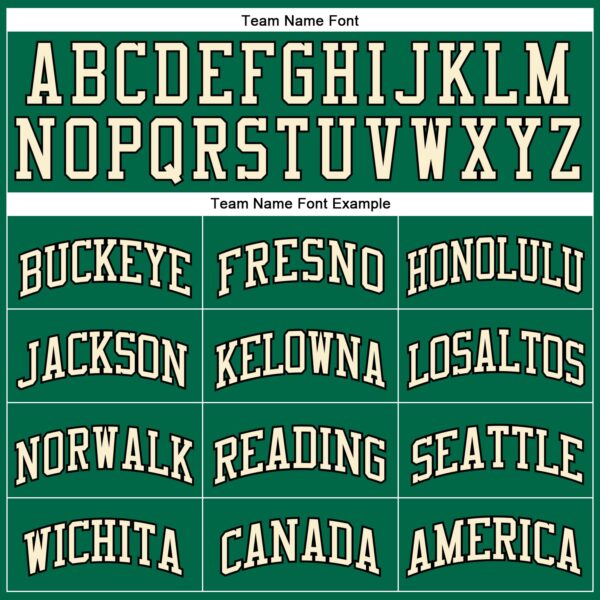 Custom Kelly Green Cream-Black Authentic Throwback Basketball Jersey