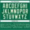 Custom Kelly Green Kelly Green-Cream Authentic Throwback Basketball Jersey