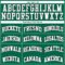 Custom Kelly Green White Pinstripe White Gray-Black Authentic Basketball Jersey