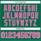 Custom Kelly Green White Pinstripe Pink Authentic Basketball Jersey