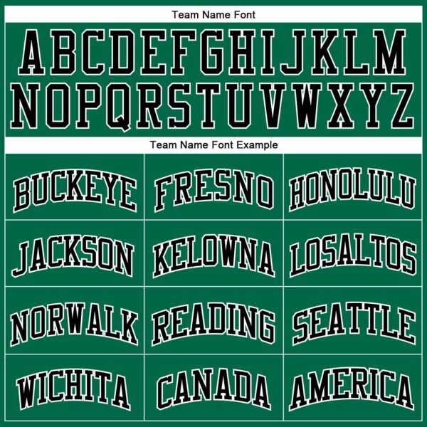 Custom Kelly Green White Pinstripe Black Authentic Basketball Jersey