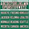 KellyGreen0450-2 Custom Kelly Green White-Red Mesh Authentic Football Jersey