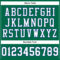 Custom Kelly Green White-Royal Mesh Authentic Football Jersey