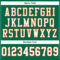 KellyGreen0454-3 Custom Kelly Green White-Orange Mesh Authentic Football Jersey