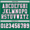 KellyGreen0458-3 Custom Kelly Green White-Pink Mesh Authentic Football Jersey