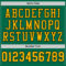 Custom Kelly Green Gold-Black Mesh Authentic Football Jersey