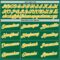 Custom Kelly Green Gold-White Authentic Throwback Basketball Jersey