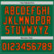 Custom Kelly Green Orange-Black Authentic Throwback Basketball Jersey