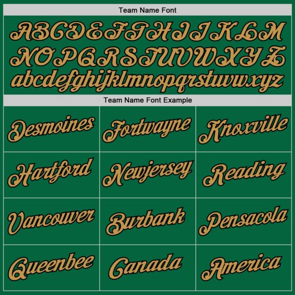 Custom Kelly Green Old Gold-Black Authentic Throwback Basketball Jersey