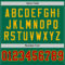 KellyGreen0616-3 Custom Kelly Green Red-Gold Mesh Authentic Throwback Football Jersey