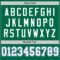 KellyGreen0624-3 Custom Kelly Green White-Royal Mesh Authentic Throwback Football Jersey