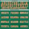 Custom Kelly Green Orange-Black Mesh Authentic Throwback Football Jersey