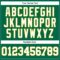KellyGreen0637-4 Custom Kelly Green White-Yellow Authentic Football Jersey