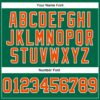 Custom Kelly Green Orange-White Authentic Football Jersey