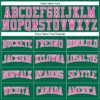 Custom Kelly Green Pink-White Authentic Football Jersey