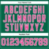 Custom Kelly Green Pink-White Authentic Football Jersey