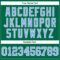 Custom Kelly Green Light Blue-White Authentic Football Jersey
