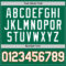 Custom Kelly Green White-Orange Authentic Throwback Basketball Jersey