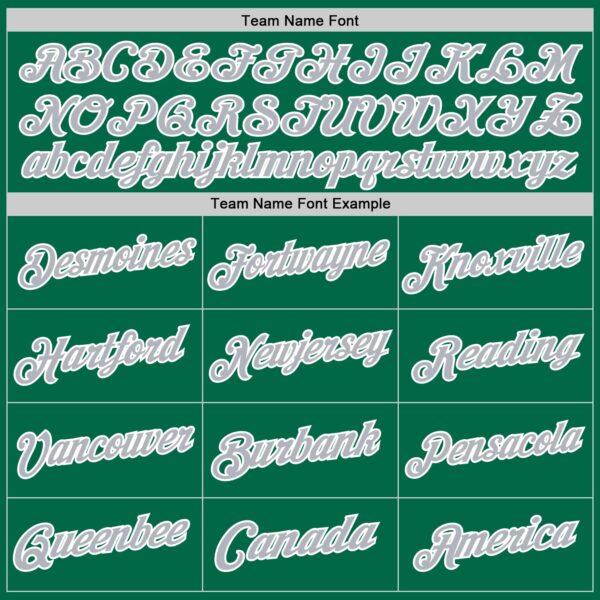 Custom Kelly Green Gray-White Authentic Throwback Basketball Jersey