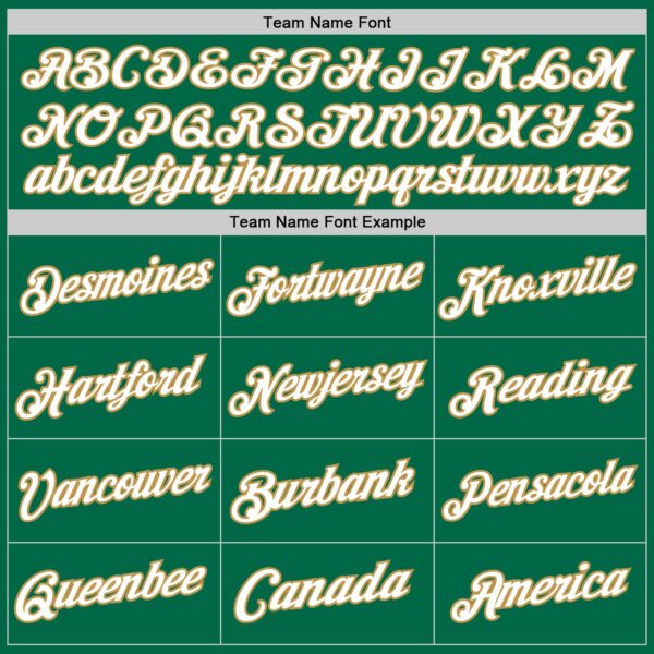 Custom Kelly Green White-Old Gold Authentic Throwback Basketball Jersey