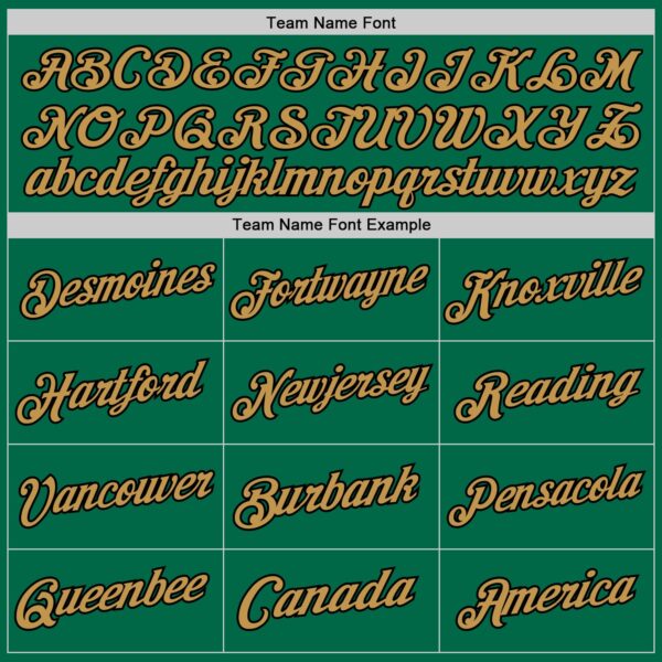 Custom Kelly Green Old Gold-Black Authentic Throwback Basketball Jersey