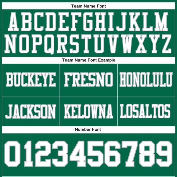 Custom Kelly Green White-Gray Authentic Football Jersey