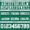 KellyGreen0761-3 Custom Kelly Green White-Gray Authentic Football Jersey