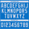 Custom Blue White Round Neck Basketball Jersey