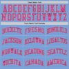 Custom Light Blue Pink-Black Authentic Throwback Basketball Jersey