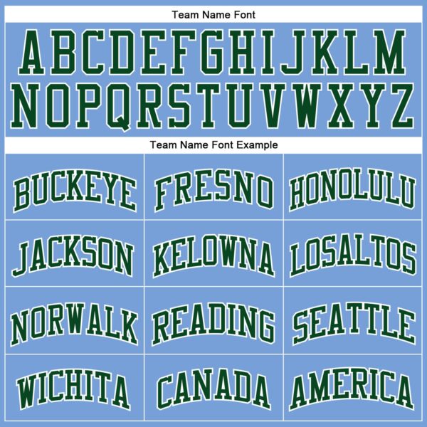 Custom Light Blue Green-White Authentic Throwback Basketball Jersey