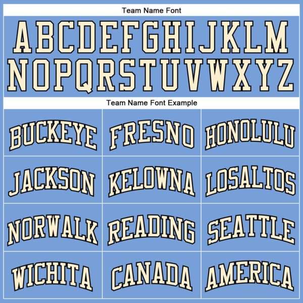 Custom Light Blue Cream-Black Authentic Throwback Basketball Jersey