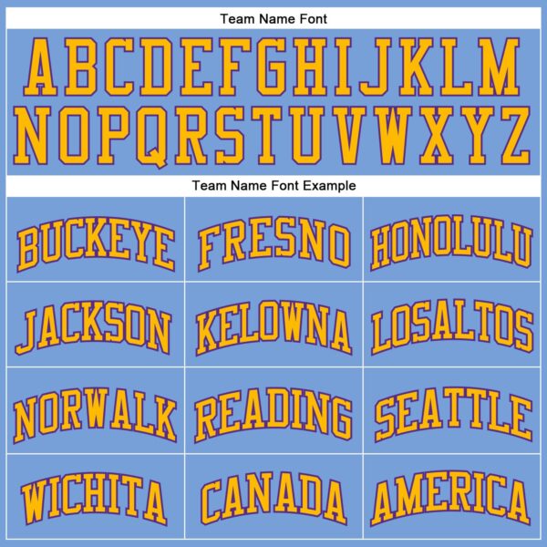 Custom Light Blue Gold-Purple Authentic Throwback Basketball Jersey