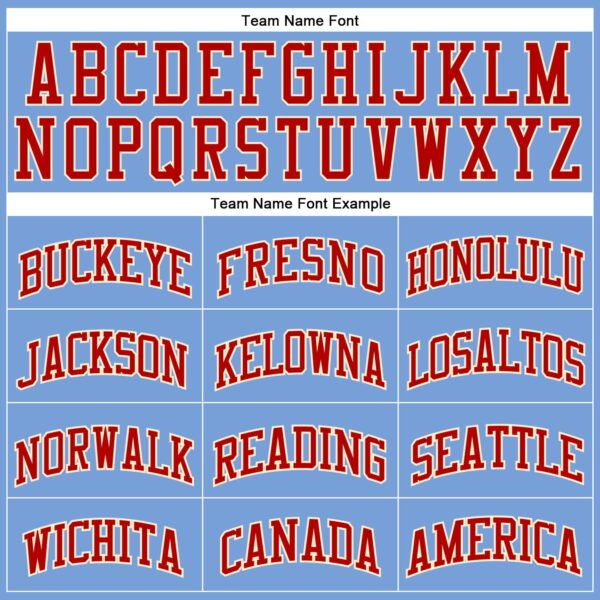 Custom Light Blue Red-Cream Authentic Throwback Basketball Jersey