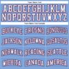 Custom Light Blue Red Pinstripe White-Royal Authentic Basketball Jersey