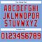 Custom Light Blue Red Pinstripe Red-White Authentic Basketball Jersey
