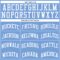 Custom Light Blue White Pinstripe White Authentic Basketball Jersey
