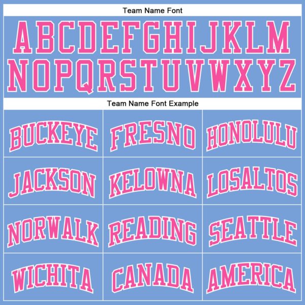 Custom Light Blue White Pinstripe Pink Authentic Basketball Jersey