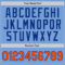 Custom Light Blue Orange-Royal Authentic Throwback Basketball Jersey