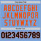 Custom Light Blue Black-Orange Authentic Throwback Basketball Jersey